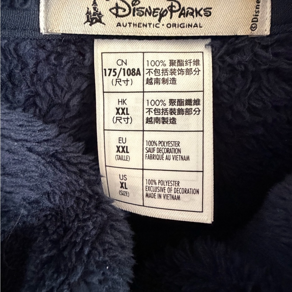 Disney Parks Authentic Dark Blue Fleece - Picture 2 of 4